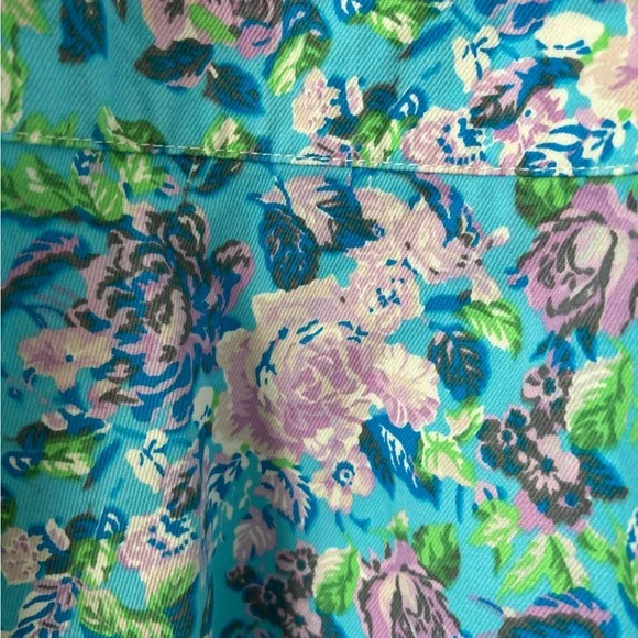 Reclaimed Vintage Denim Floral Dress - Picture 5 of 7